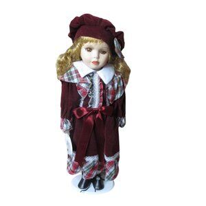 Menie Limited Edition 16" Porcelain Doll Box & COA - Vintage - Tina